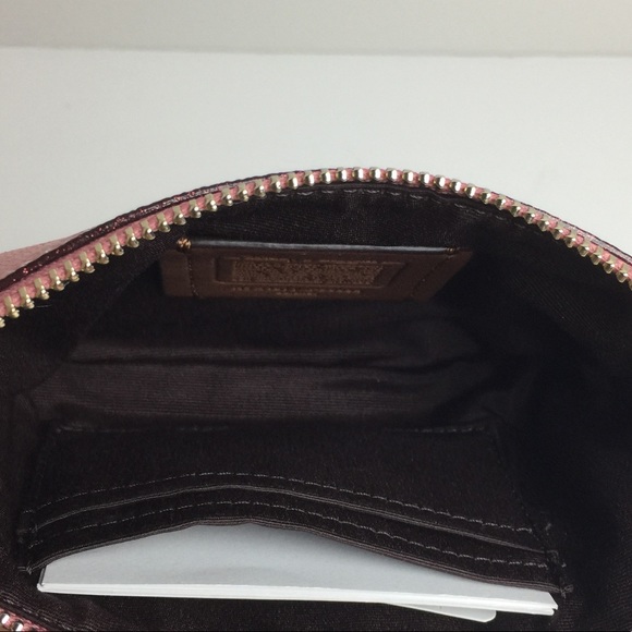 Coach Minnie Mouse Corner Zip Wristlet - Picture 7 of 8